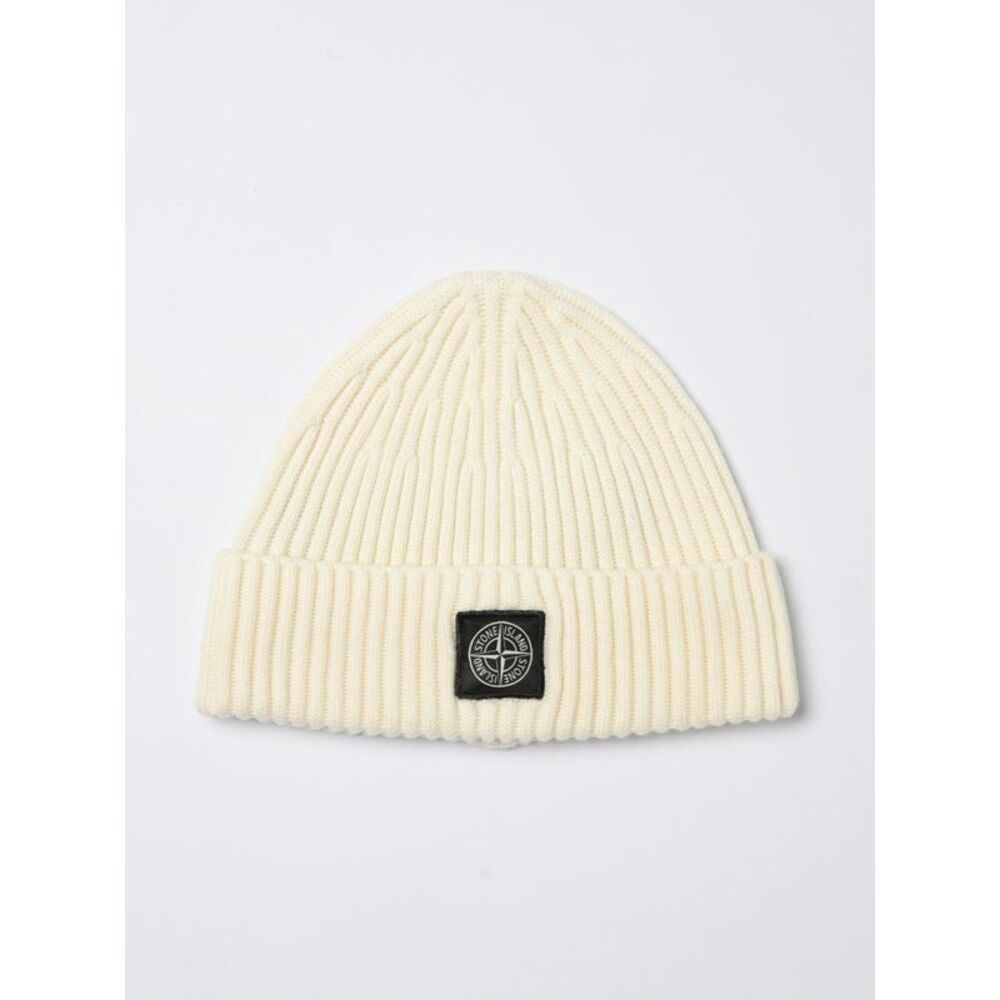 Stone Island Hat Men Yellow Cream